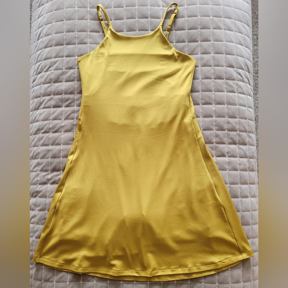 Girlfriend Collective Yellow Active Dress